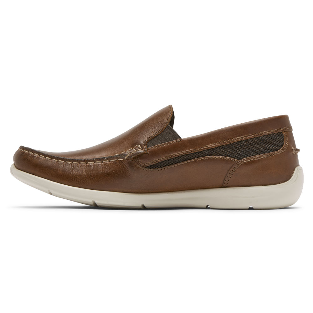 Rockport Mens Slip-On Brown - Cullen Venetian - UK 851-MOWGCV